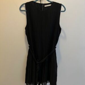 NWT Abercrombie & Fitch High-Neck Plisse Mini Dress- Size M Petite